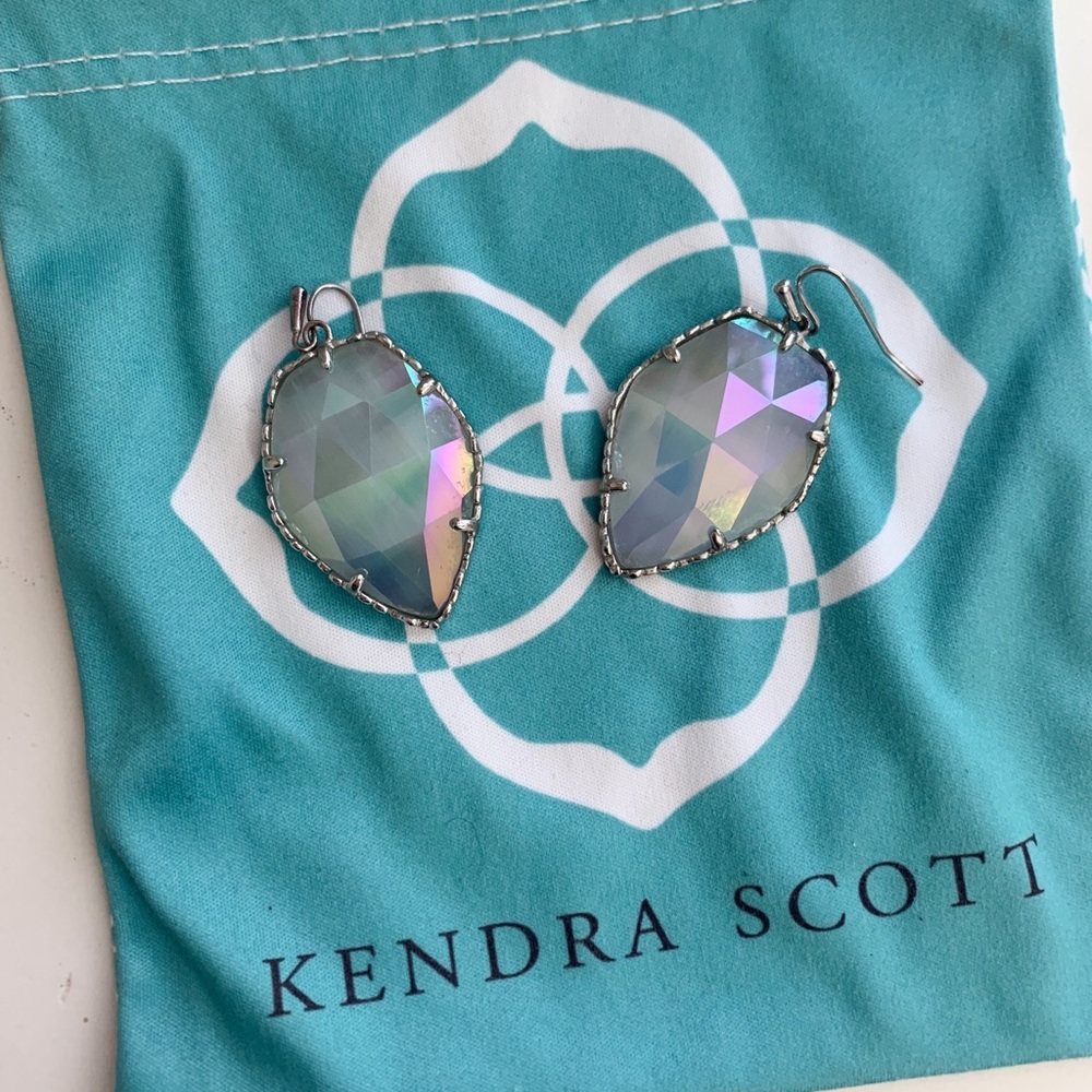Kendra Scott Corley Drop Earrings In Silver